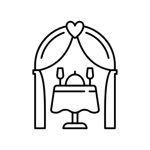 Icono de recepción de invitados